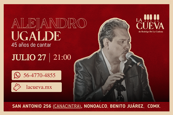 Alejandro Ugalde: 45 años de cantar